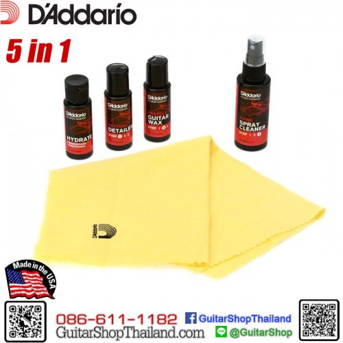 D’Addario’s Instrument Care Essentials Complete Care Kit 