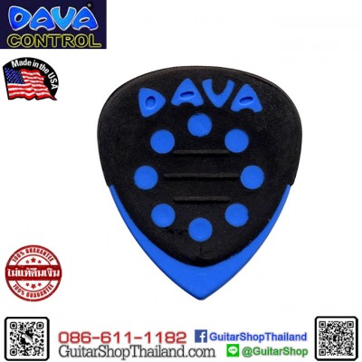 ปิ๊กกีตาร์ Dava Grip Tips Delrin Guitar Pick Blue