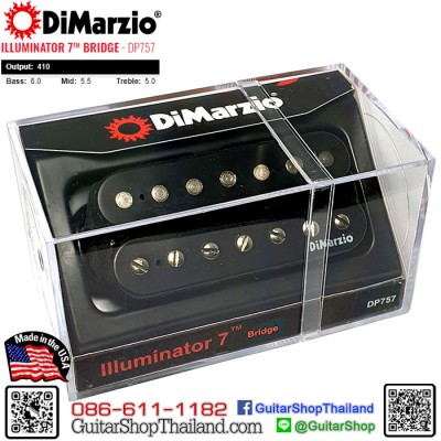 ปิ๊กอัพ DiMarzio® Illuminator7™ Bridge DP757BK 7-String 