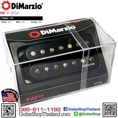 ปิ๊กอัพ DiMarzio® PAF®7 DP759BK 7-String 
