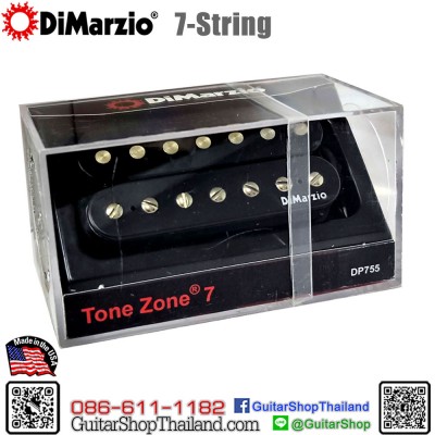 ปิ๊กอัพ DiMarzio® The Tone Zone® 7  DP755BK 7-String