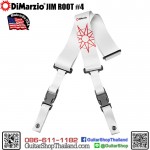 สายสะพายกีตาร์ DiMarzio Jim Root #4 White ClipLock®