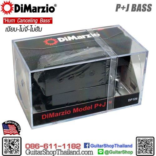 ปิ๊กอัพเบส DiMarzio® Model P+J™ DP126