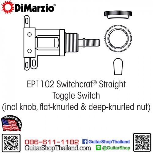 DiMarzio® 3Way Toggle Switch EP1102 