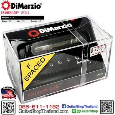 ปิ๊กอัพ DiMarzio® Crunch Lab™ DP228BK