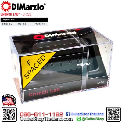 ปิ๊กอัพ DiMarzio® Crunch Lab™ DP228BB+BK