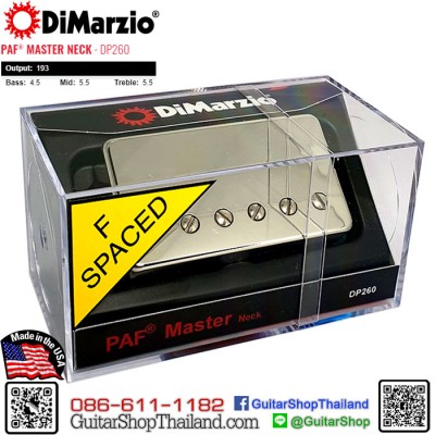 ปิ๊กอัพ DiMarzio PAF® Master Neck DP260 Nickel