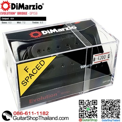 ปิ๊กอัพ DiMarzio® Evolution® Bridge DP159BK