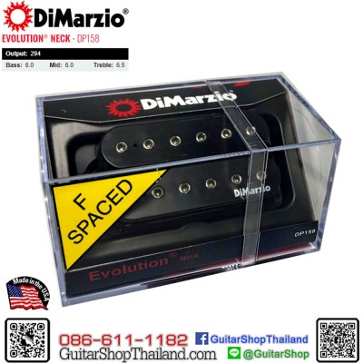 ปิ๊กอัพ DiMarzio Evolution® Neck DP158BK+N