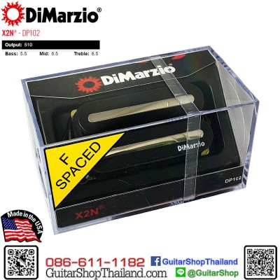ปิ๊กอัพ DiMarzio X2N® DP102BK+N