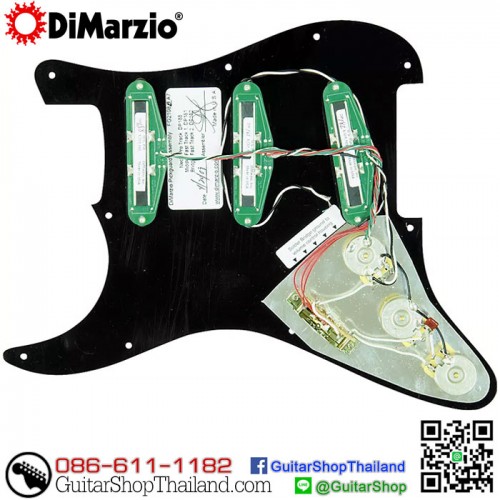 ปิ๊กอัพ DiMarzio High Power Strat® Pickguard Black
