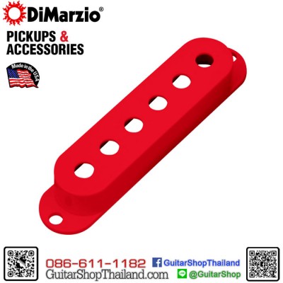 ฝาครอบปิ๊กอัพ DiMarzio® Single-Coil Red