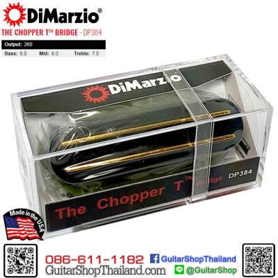 ปิ๊กอัพ DiMarzio® The Chopper T™ DP384 Black/Gold