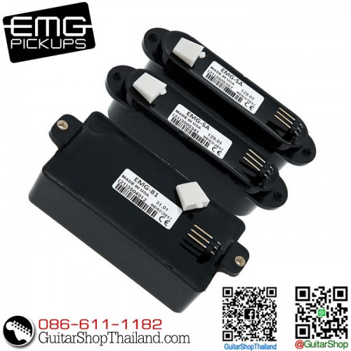 ปิ๊กอัพ EMG SA/SA/81 Black Set