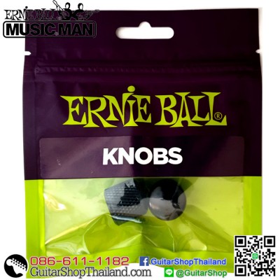 ฝาโวลุ่มโทน Ernie Ball Music Man Black knobs