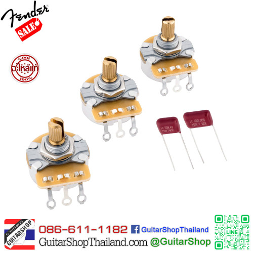 ชุดพอท +คาปา Fender Pure Vintage 250K Strat® Set