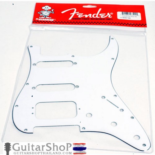ปิ๊กการ์ด Fender Strat® HSS 11Hole 3Ply White