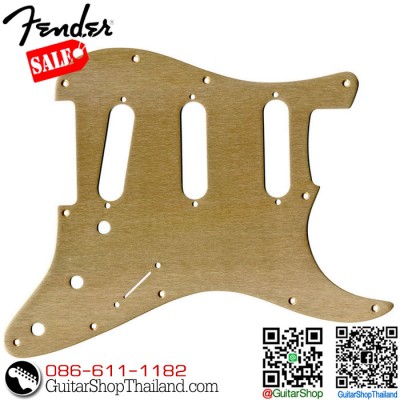ปิ๊กการ์ด Fender Strat® SSS 11Hole 1Ply Aluminium