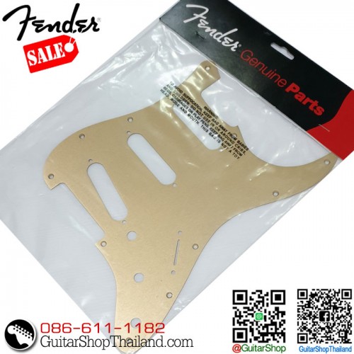 ปิ๊กการ์ด Fender Strat® SSS 11Hole 1Ply Aluminium
