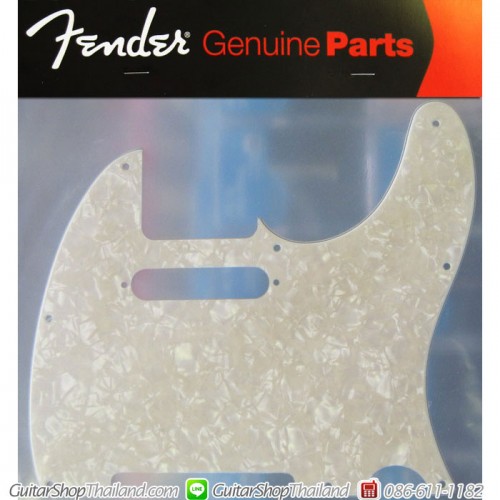 ปิ๊กการ์ด Fender Tele® Standard 4Ply Aged White Pearl