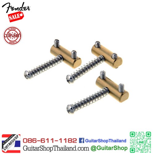 แซดเดิล Fender American Vintage Tele® Saddles Brass