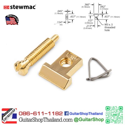 แซดเดิล Tune-o-matic Nashville Bridge Gold Set