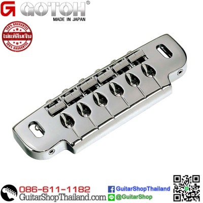 หย่อง G-GOTOH® 510UB Wrap Around Bridge Tailpiece Chrome