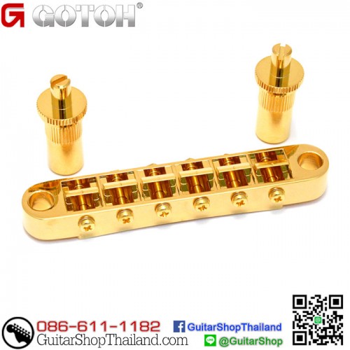 หย่อง Gotoh® GE103B-T Tune-O-Matic Gold
