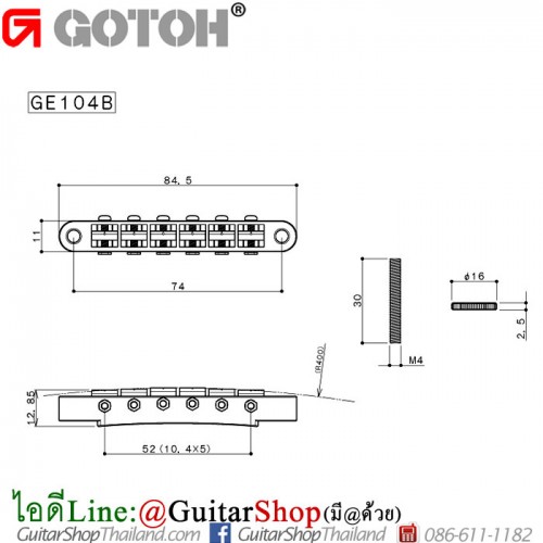 หย่อง Gotoh® GE104B ABR-1Gold