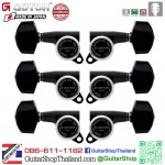 ลูกบิดล็อคสาย GOTOH 3+3 SG381MG-T-01Black