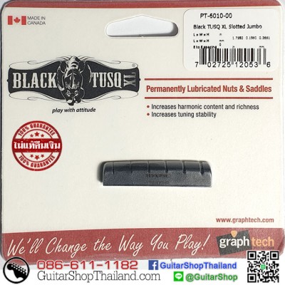 นัทกีตาร์ Graph Tech® Black TUSQ XL PT-6010-00 Gibson USA