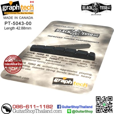นัทกีตาร์ Graph Tech® BLACK TUSQ XL Statr/Tele 43