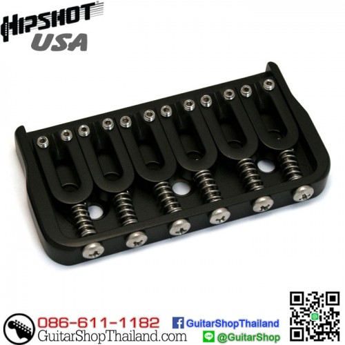 หย่อง Hipshot® Hardtail 6-String Fixed Black