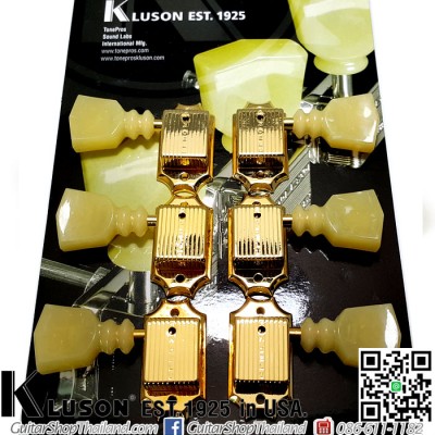ลูกบิด Kluson®3L3R Vintage 50s Keystone Gold