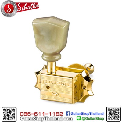ลูกบิด Schaller® Original G-Series Keystone Gold
