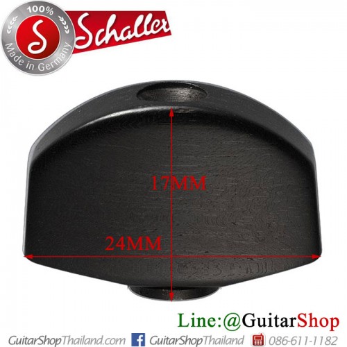 ใบลูกบิดใหญ่ไม้อีโบนี่ Schaller for PS/Fender/Music Man