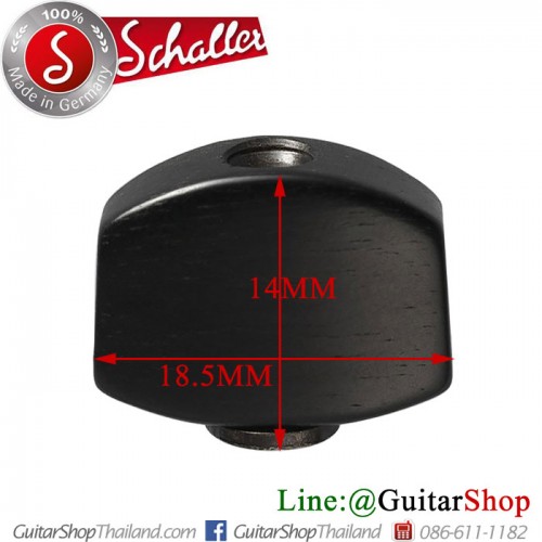 ใบลูกบิดเล็กไม้อีโบนี่ Schaller for PS/Fender/Music Man