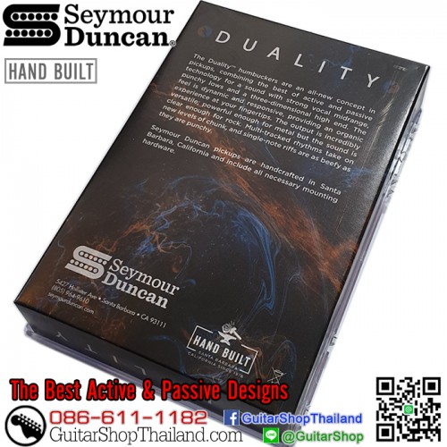ปิ๊กอัพ Seymour Duncan® Duality Black Set 