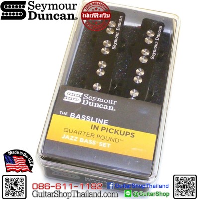 ปิ๊กอัพเบส Seymour Duncan® SJB-3 Quarter Pound™ Jazz Bass Set