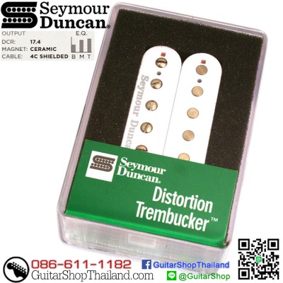 ปิ๊กอัพ Seymour Duncan® Distortion TB-6 Trembucker White