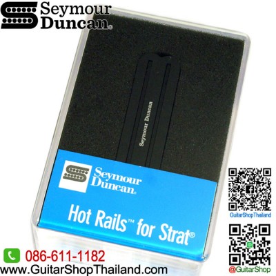 ปิ๊กอัพ Seymour Duncan® Hot Rails® SHR-1 Strat Neck/Middle Black  
