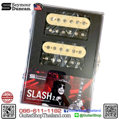ปิ๊กอัพ Seymour Duncan Slash Signature 2.0 Zebra 