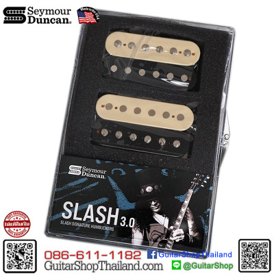 ปิ๊กอัพ Seymour Duncan Slash Signature 3.0 Zebra 