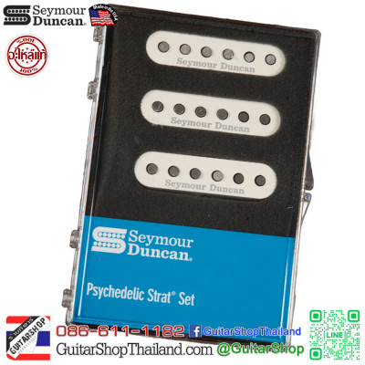 ปิ๊กอัพ Seymour Duncan Psychedelic Strat Pickup Set - Parchment