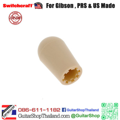 จุกสวิตซ์กีตาร์ Switchcraft® Cream for Vintage Gibson จุกสวิตซ์กีตาร์ Switchcraft® Cream for Vintage Gibson