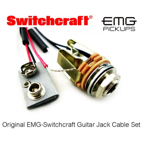 สายแบตเตอรี่ปิคอัพ EMG Switchcraft Jack