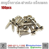 สกรูปิ๊กการ์ด ฝาหลัง ฝาแจ็ค 100ตัว