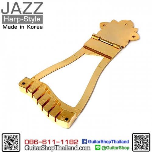 หย่องกีตาร์แจ๊ส Harp Style Trapeze Gold