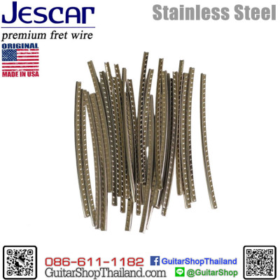 เฟรตสแตนเลสจัมโบ้ 6000 Jescar 25Fret
