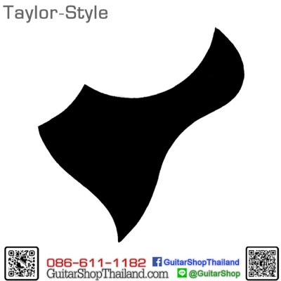 ปิ๊กการ์ดกีต้าร์โปร่ง Taylor Style-Black